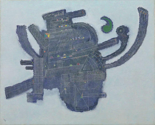 Sotaque Verde (Wassily Kandinsky) - Reprodução com Qualidade Museu