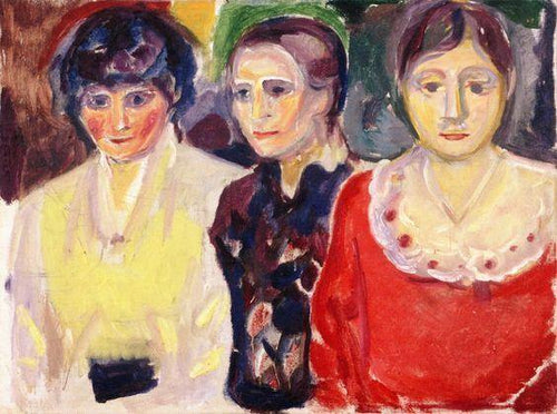 Tres mulheres (Edvard Munch) - Reprodução com Qualidade Museu