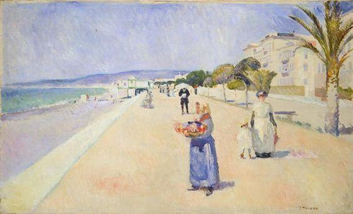 Manhã na Promenade Des Anglais (Edvard Munch) - Reprodução com Qualidade Museu