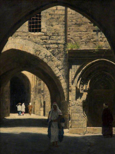 Uma rua em Jerusalém (John Collier) - Reprodução com Qualidade Museu