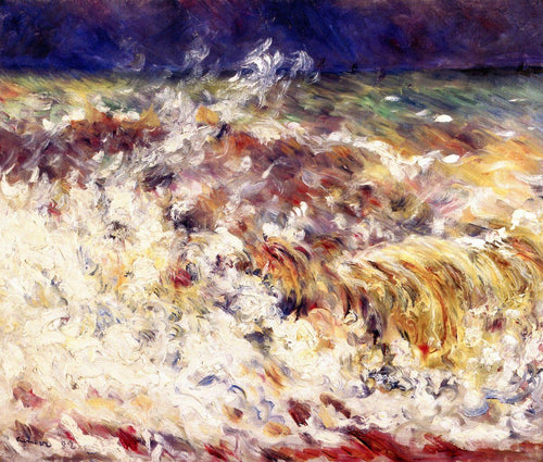 A onda (Pierre-Auguste Renoir) - Reprodução com Qualidade Museu
