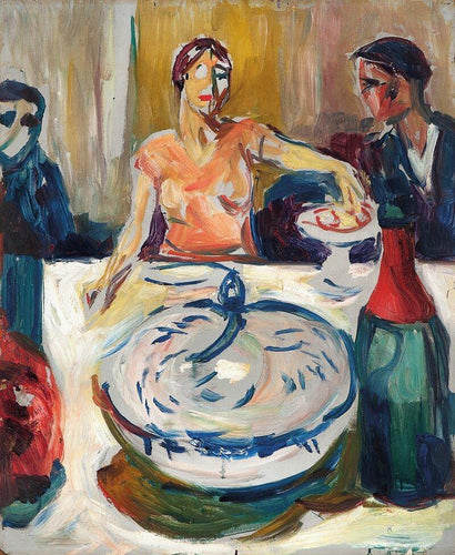 O Casamento do Boêmio (Edvard Munch) - Reprodução com Qualidade Museu
