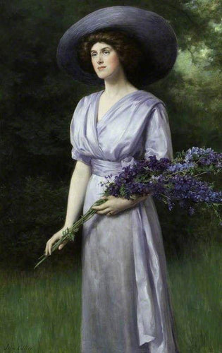 Doris Allan, Lady Vernon (John Collier) - Reprodução com Qualidade Museu
