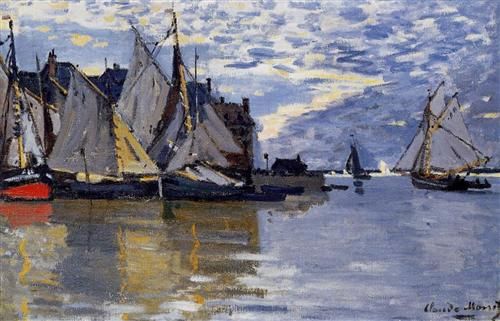 Veleiros (Claude Monet) - Reprodução com Qualidade Museu