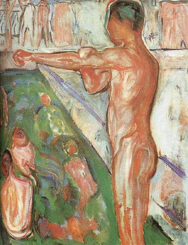 Banhista (Edvard Munch) - Reprodução com Qualidade Museu