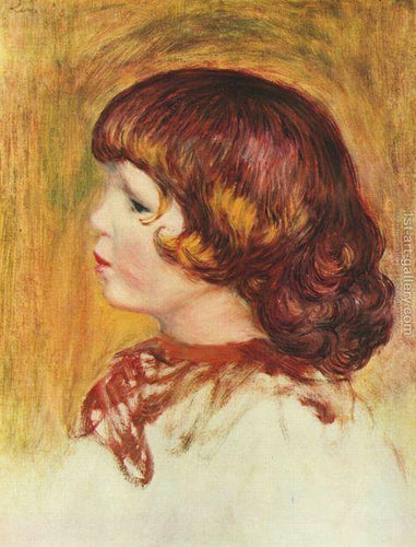 Pierre Renoir no perfil (Pierre-Auguste Renoir) - Reprodução com Qualidade Museu