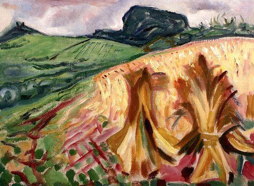 Campo de Milho (Edvard Munch) - Reprodução com Qualidade Museu