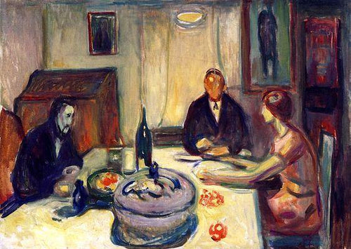 Boêmios de Oslo (Edvard Munch) - Reprodução com Qualidade Museu