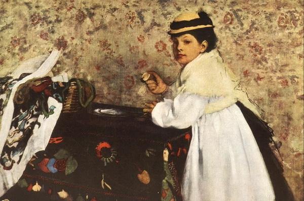 Hortense Valpinson (Edgar Degas) - Reprodução com Qualidade Museu