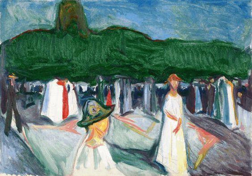 The Promenade (Edvard Munch) - Reprodução com Qualidade Museu