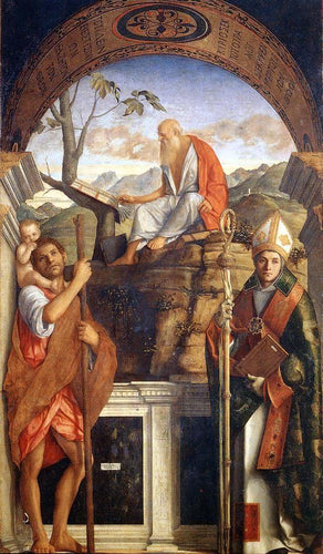 Santos Cristóvão, Jerônimo e Ludwig de Toulouse