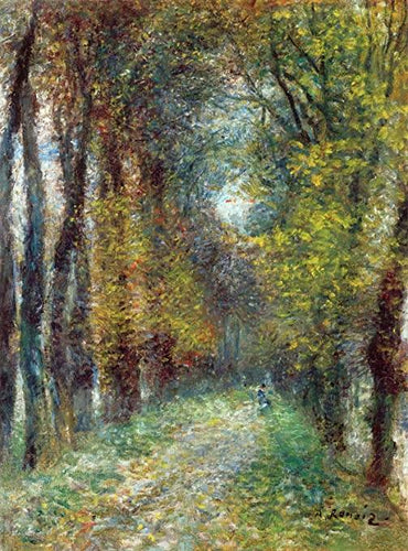 The Covered Lane (Pierre-Auguste Renoir) - Reprodução com Qualidade Museu