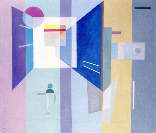 Direita esquerda (Wassily Kandinsky) - Reprodução com Qualidade Museu