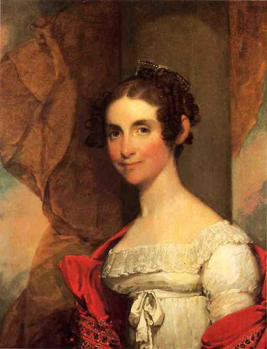 Elizabeth Porter Wheeler (Gilbert Stuart) - Reprodução com Qualidade Museu