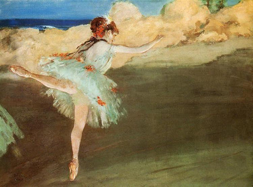 The Star Dancer On Pointe (Edgar Degas) - Reprodução com Qualidade Museu