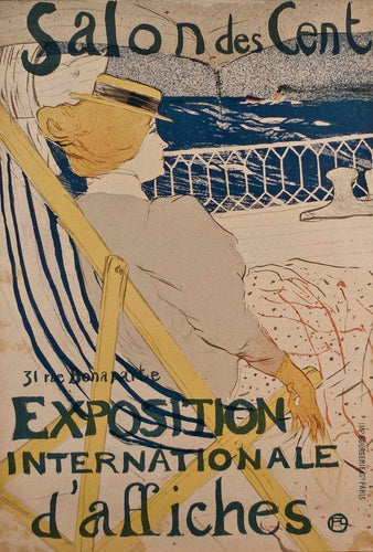 The Passenger In Cabin 54 - Salon Des Cent (Henri de Toulouse-Lautrec) - Reprodução com Qualidade Museu
