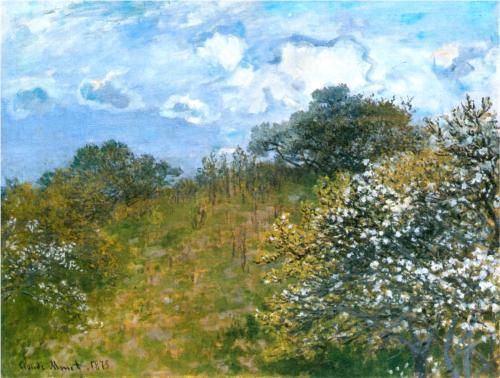 Primavera (Claude Monet) - Reprodução com Qualidade Museu