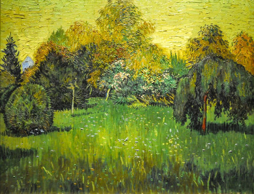 Glade In A Park - O Jardim do Poeta I (Vincent Van Gogh) - Reprodução com Qualidade Museu
