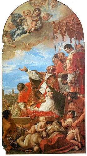 Papa Gregório, o Grande, antes da Virgem