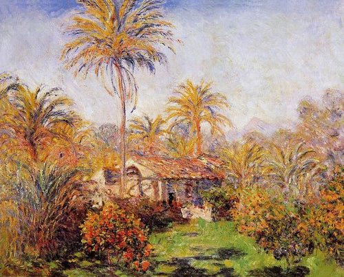 Fazenda pequena em Bordighera (Claude Monet) - Reprodução com Qualidade Museu