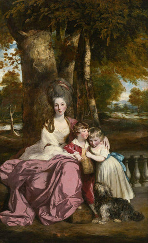 Lady Elizabeth Delme e seus filhos