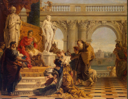 Mecenas apresentando as artes liberais ao imperador Augusto