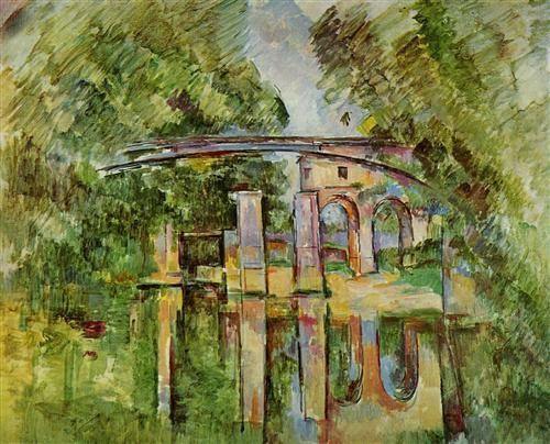 O Aqueduto e Fechadura (Paul Cézanne) - Reprodução com Qualidade Museu