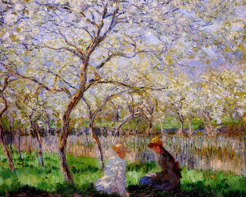 Primavera (Claude Monet) - Reprodução com Qualidade Museu