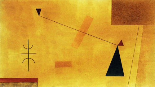 Desequilibrado (Wassily Kandinsky) - Reprodução com Qualidade Museu