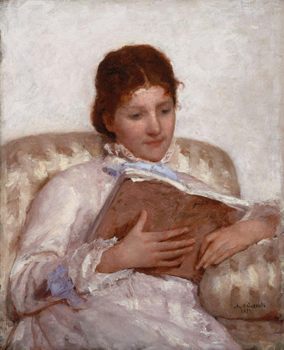 O leitor (Mary Cassatt) - Reprodução com Qualidade Museu