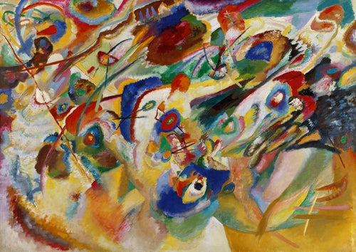 Esboço 2 para a composição VII, 1913 (Wassily Kandinsky) - Reprodução com Qualidade Museu