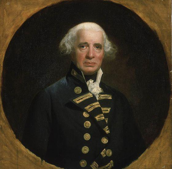 Almirante da Frota, Richard Howe, 1.º Conde Howe