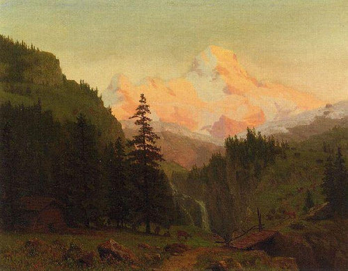 Panorama (Albert Bierstadt) - Reprodução com Qualidade Museu