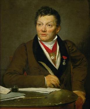 Retrato do arqueólogo francês Alexandre Lenoir (Jacques-Louis David) - Reprodução com Qualidade Museu