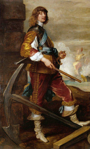 Retrato de Algernon Percy, 10º conde de Northumberland (Anthony van Dyck) - Reprodução com Qualidade Museu