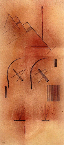 E acima (Wassily Kandinsky) - Reprodução com Qualidade Museu