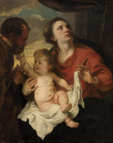 familia sagrada (Anthony van Dyck) - Reprodução com Qualidade Museu