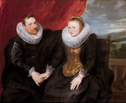 Um casal (Anthony van Dyck) - Reprodução com Qualidade Museu