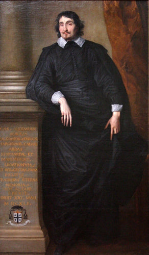 Cesare Alessandro Scaglia, Abade de Staffarda (Anthony van Dyck) - Reprodução com Qualidade Museu