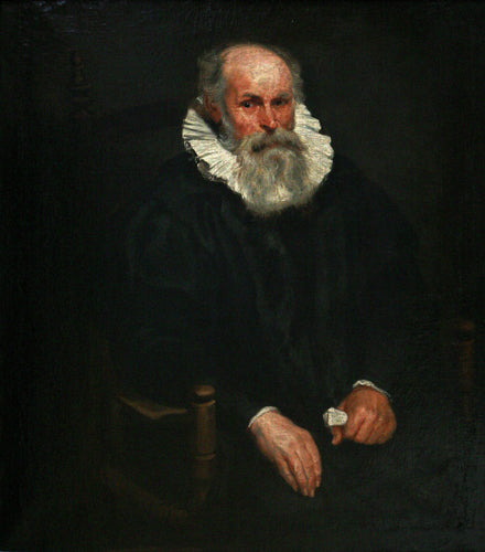 Retrato de um homem idoso (Anthony van Dyck) - Reprodução com Qualidade Museu