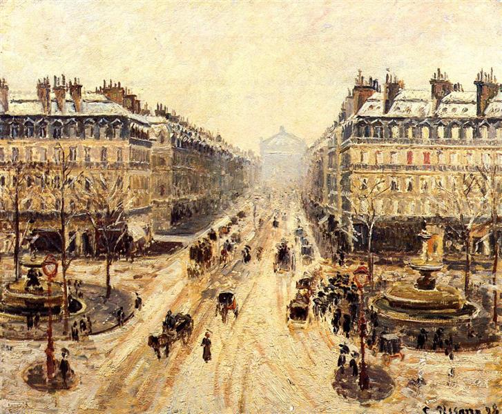 Avenue de l'Opera - Effect of Snow