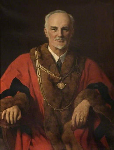 Gilbert Henry Barford, prefeito de Bedford (John Collier) - Reprodução com Qualidade Museu