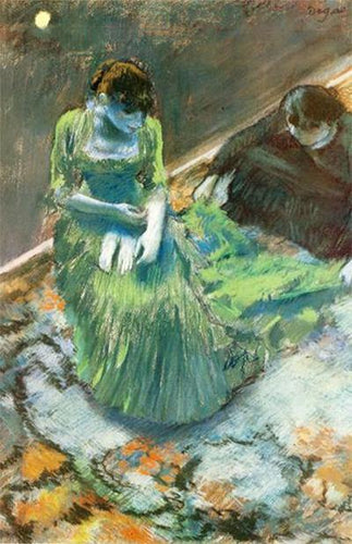 Antes da chamada ao palco (Edgar Degas) - Reprodução com Qualidade Museu