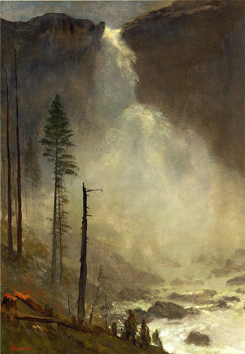Nevada Falls (Albert Bierstadt) - Reprodução com Qualidade Museu