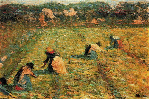 Agricultores no trabalho (Umberto Boccioni) - Reprodução com Qualidade Museu