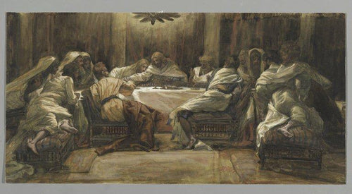 A Última Ceia - Judas Mergulhando a Mão no Prato