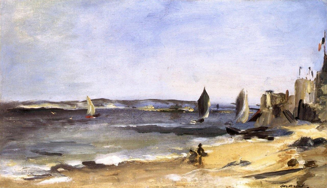 Bom tempo em Arcachon (Edouard Manet) - Reprodução com Qualidade Museu