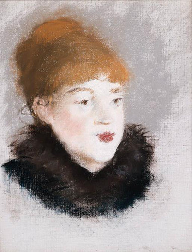 Cabeça de mulher (Edouard Manet) - Reprodução com Qualidade Museu