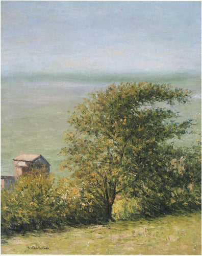 O mar em Villerville (Gustave Caillebotte) - Reprodução com Qualidade Museu