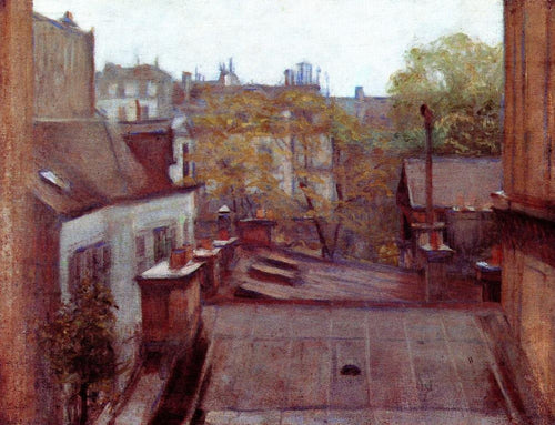 Vista dos telhados, Paris (Gustave Caillebotte) - Reprodução com Qualidade Museu